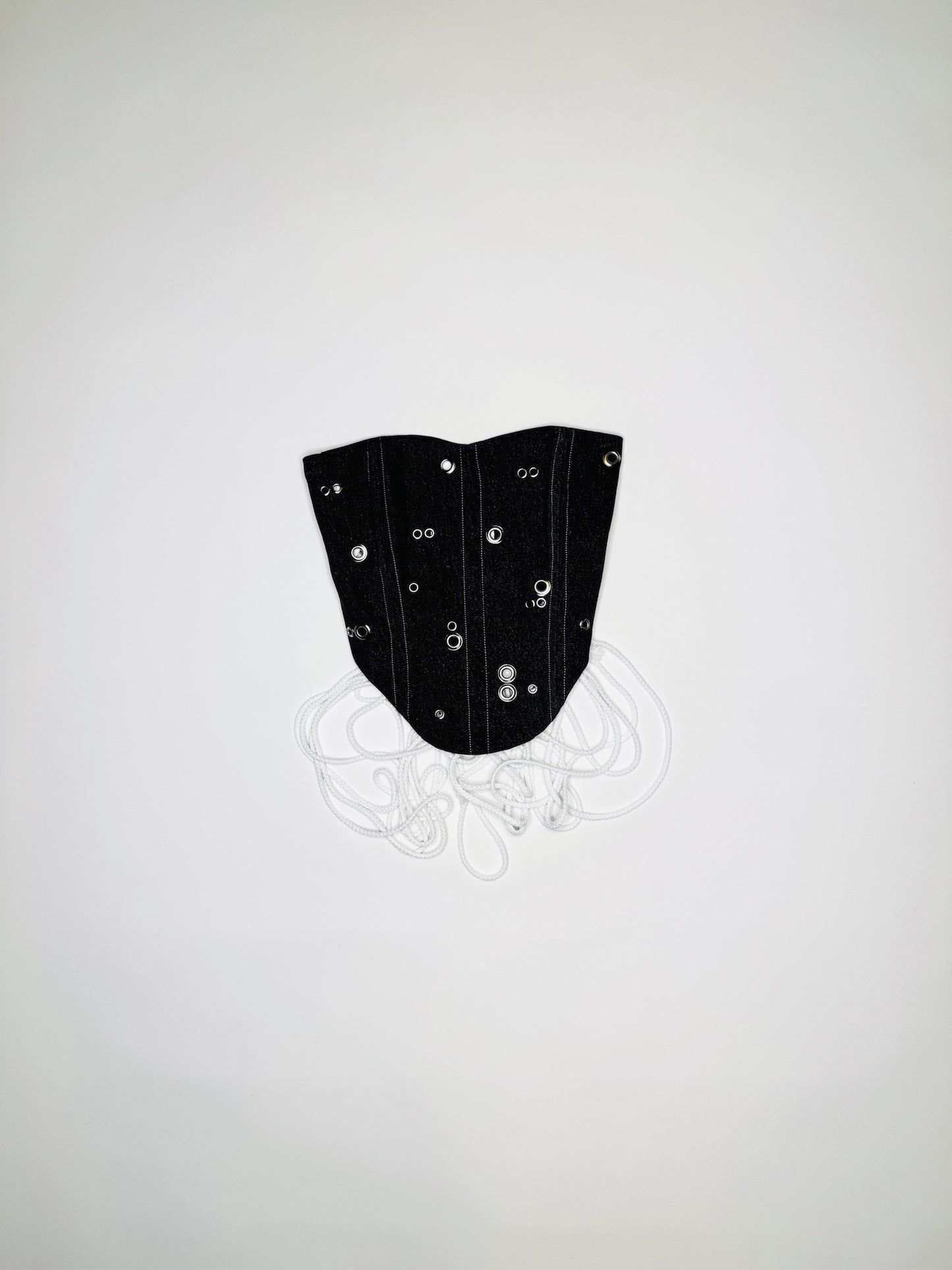 Black Denim Pierced