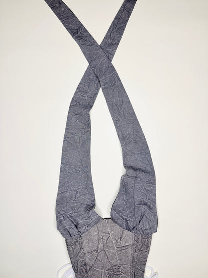 Grey Acid Wash Halter