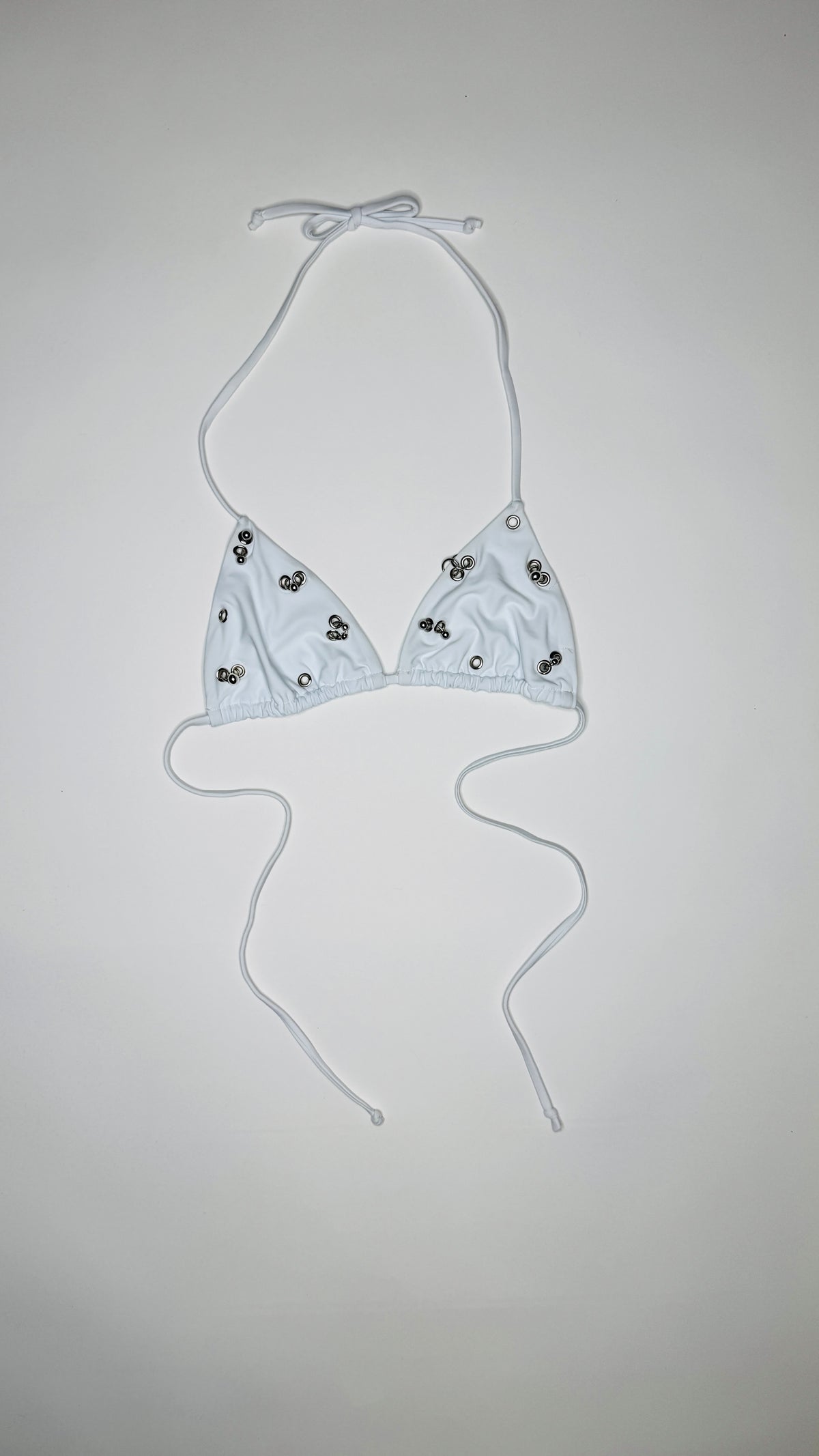 White Pierced Bikini