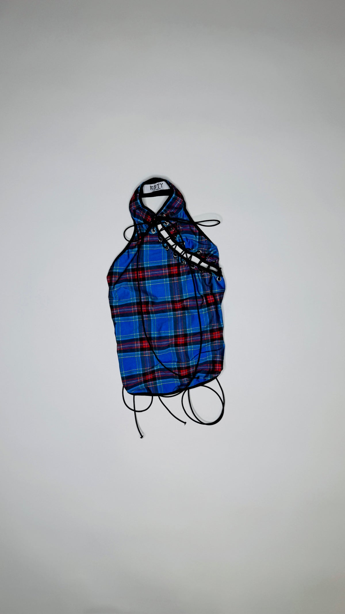 Blue Plaid Jade Top
