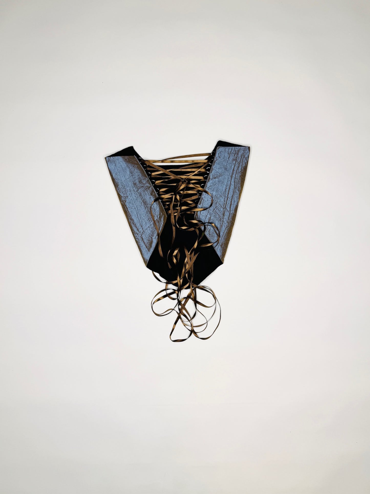 Blue Iridescent Corset