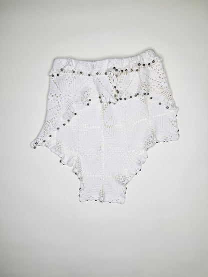 Beaded Crochet Skirt