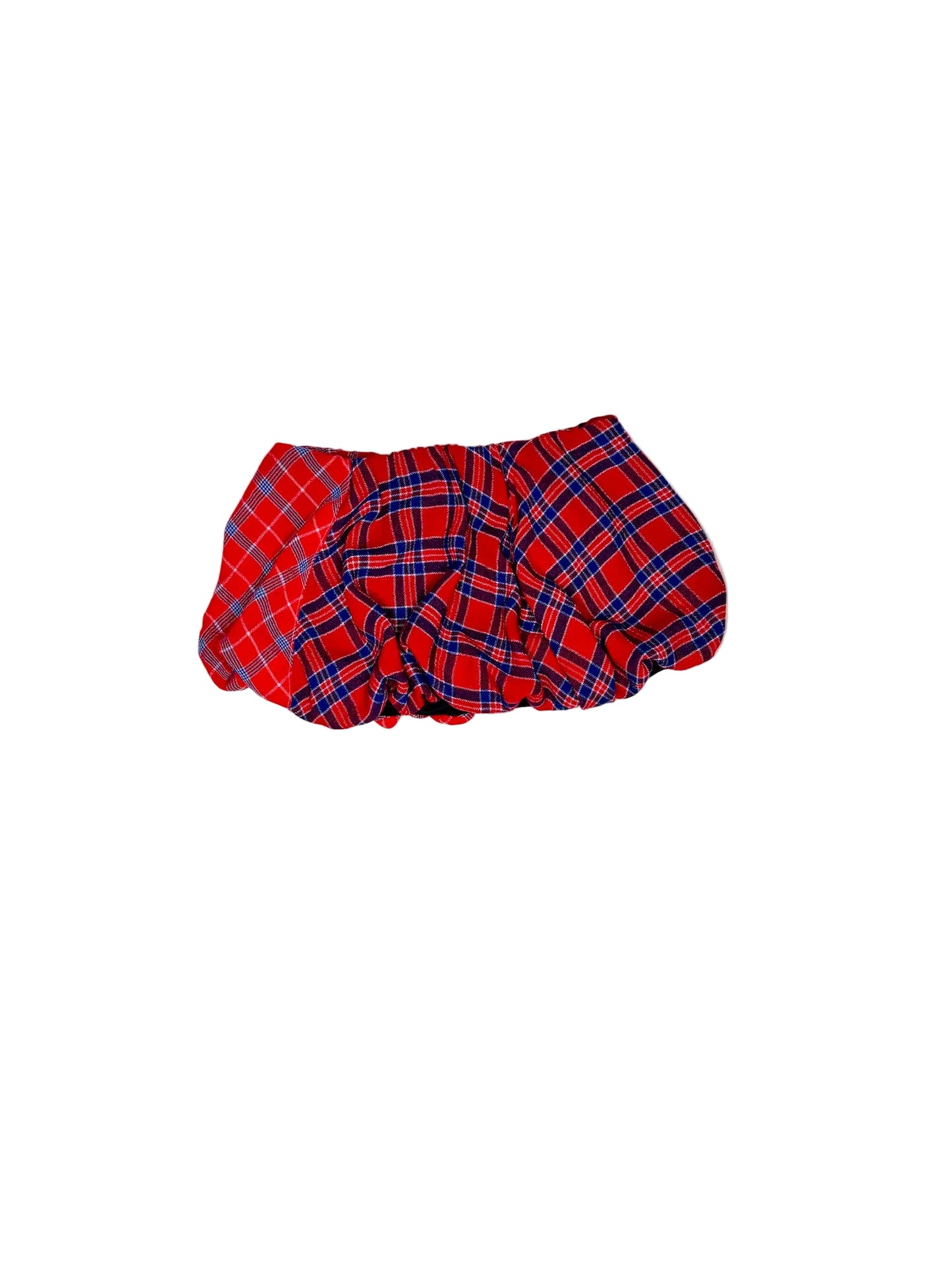 Split Plaid Bubble