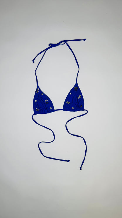 Royal Blue Pierced Bikini