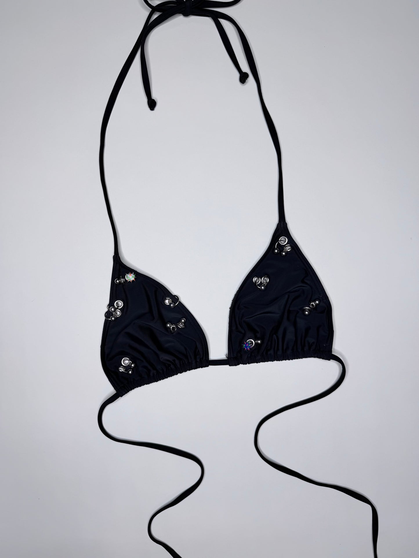 Colorful Spike Pierced Bikini