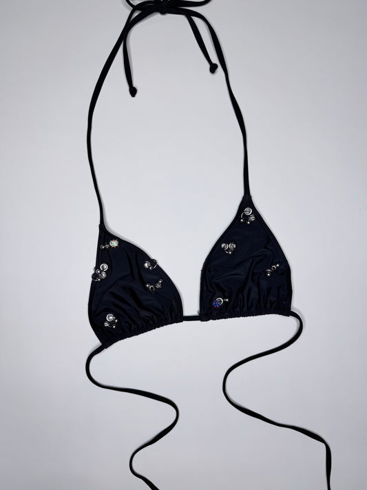 Colorful Spike Pierced Bikini