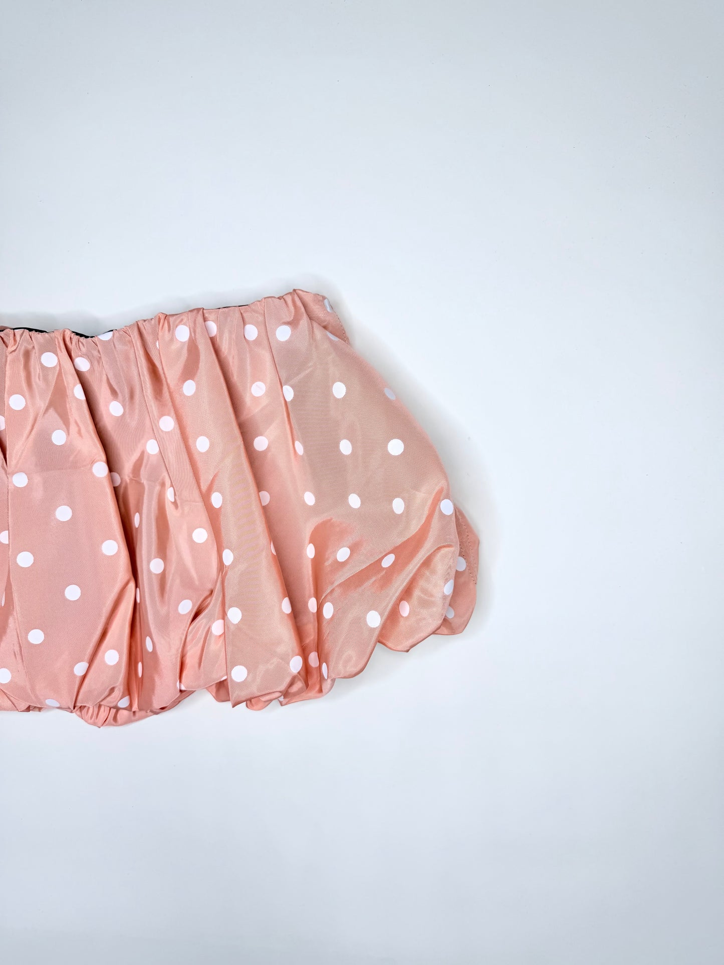 Peach Polka Dot Skirt