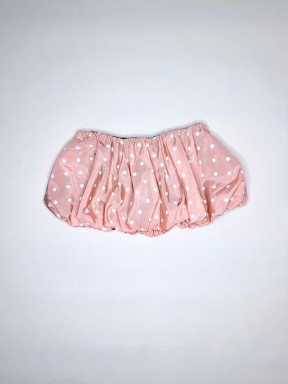 Peach Polka Dot Skirt