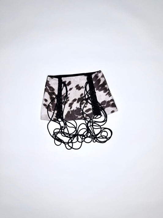 Mocha Brown Cow Skirt