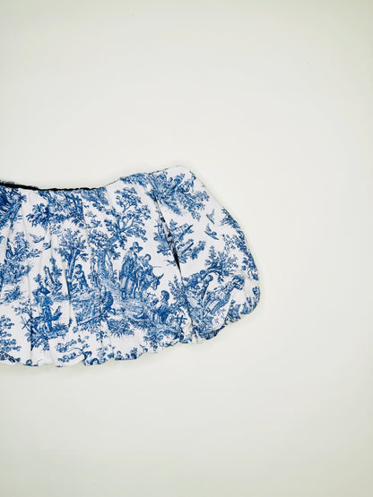 Blue Toile Bubble