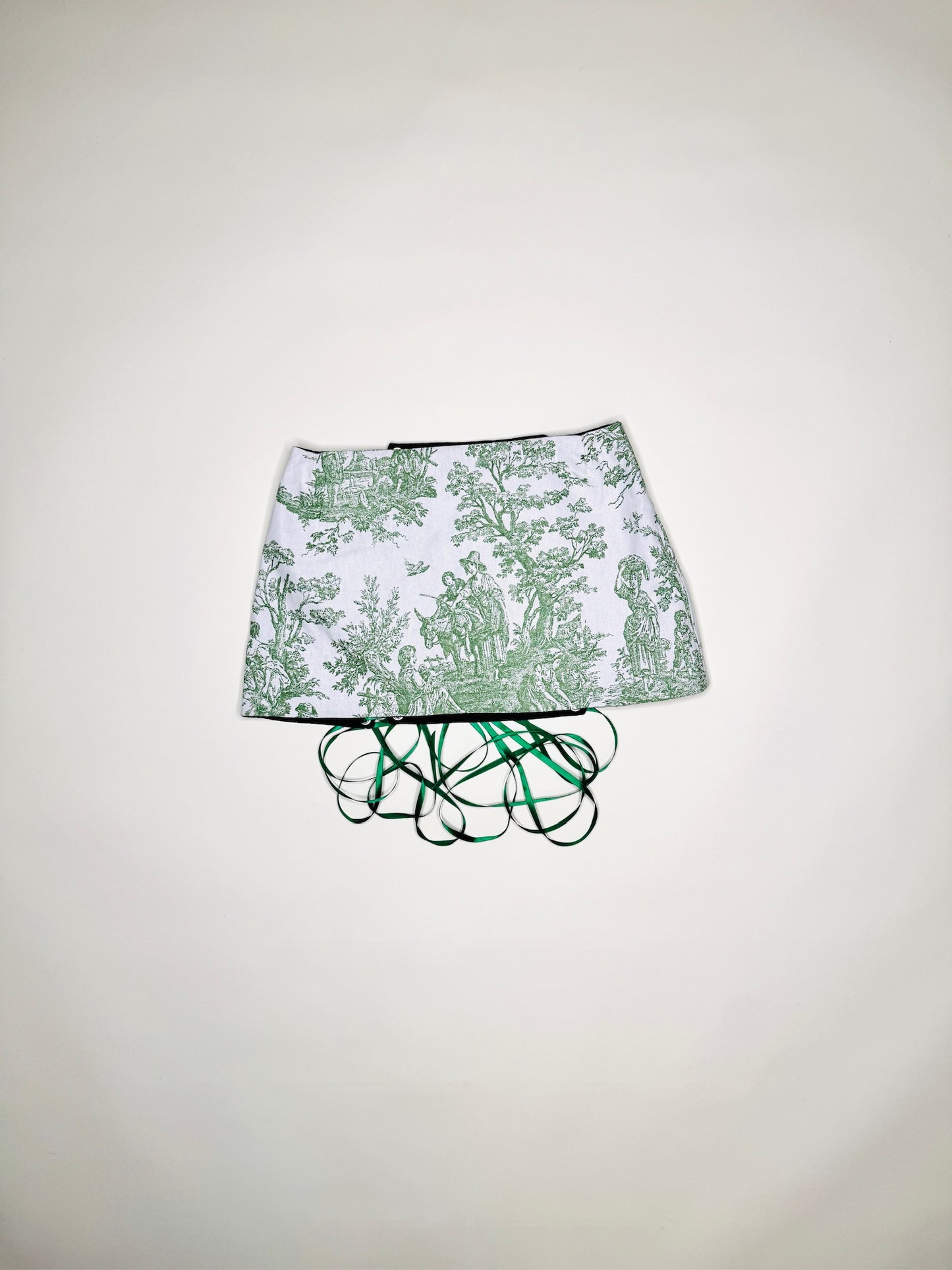 Green Toile Skirt