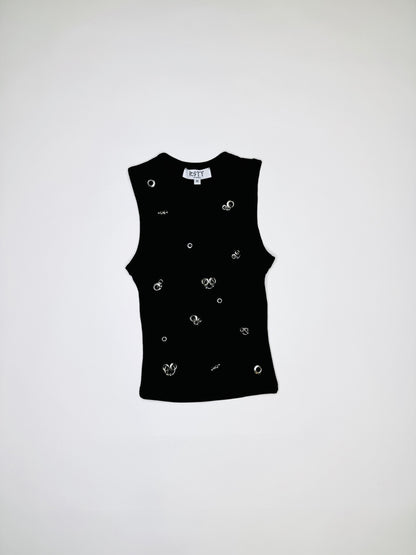 Black Long Tank