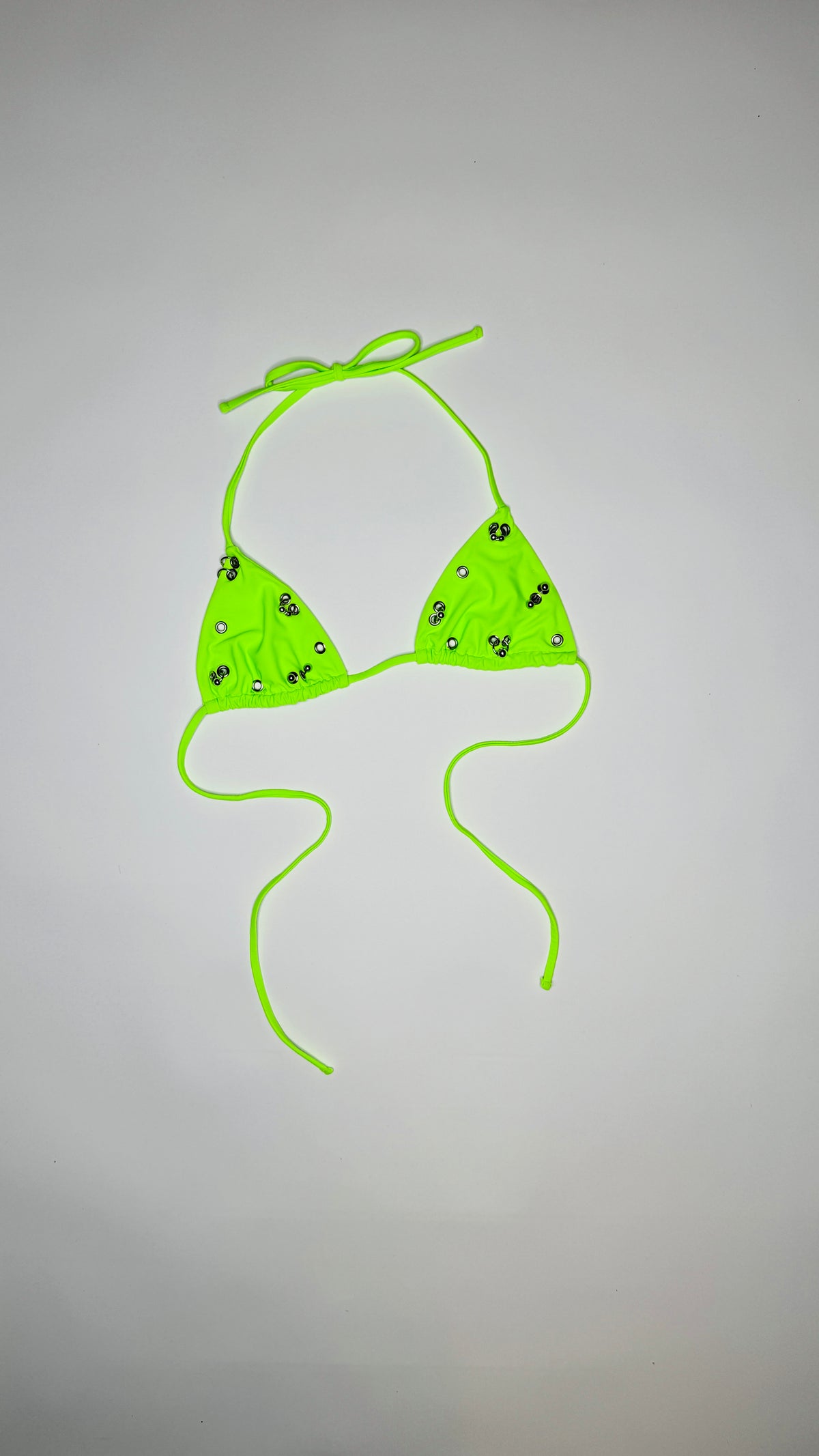Lime Green Pierced Bikini