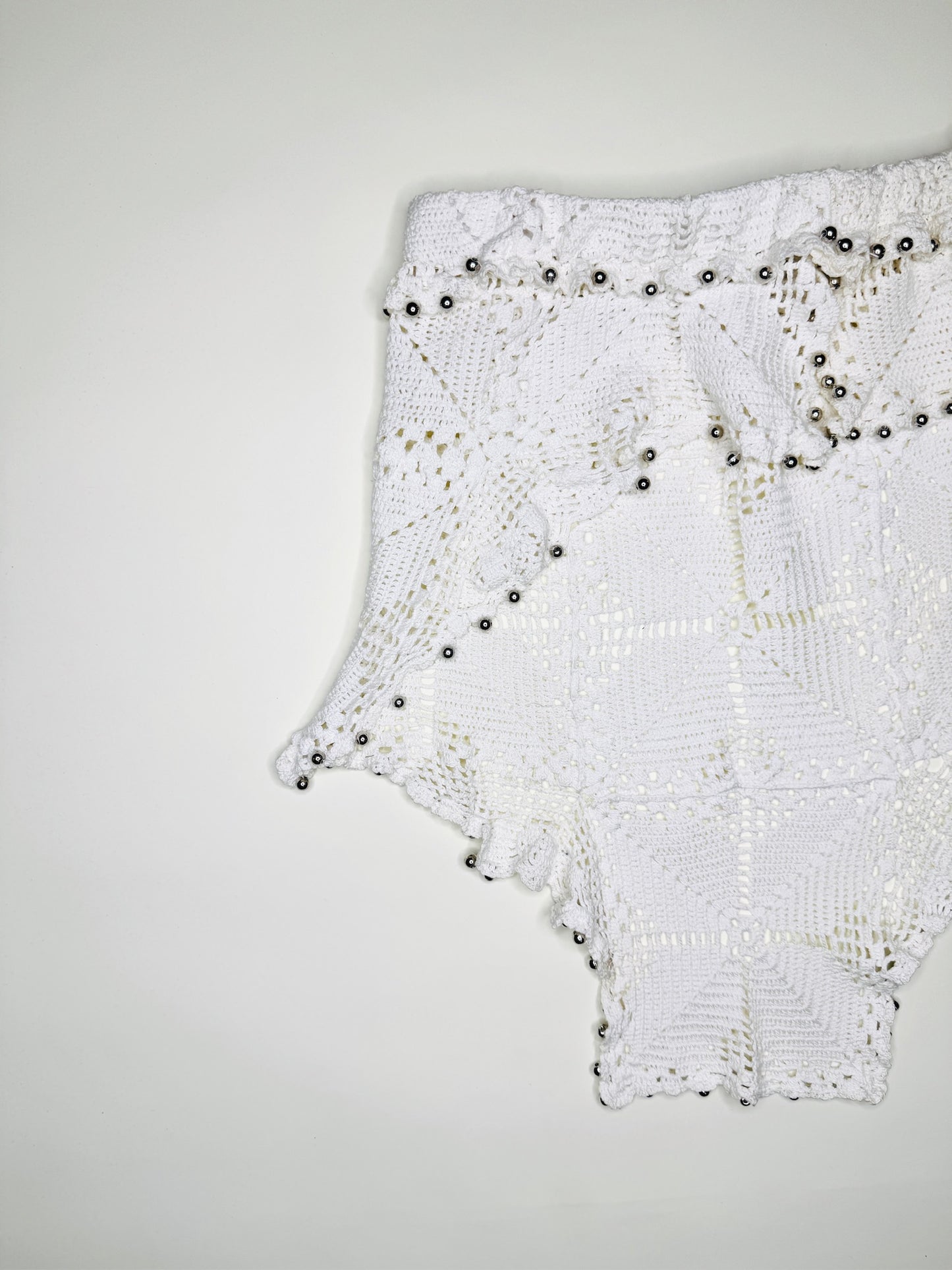 Beaded Crochet Skirt