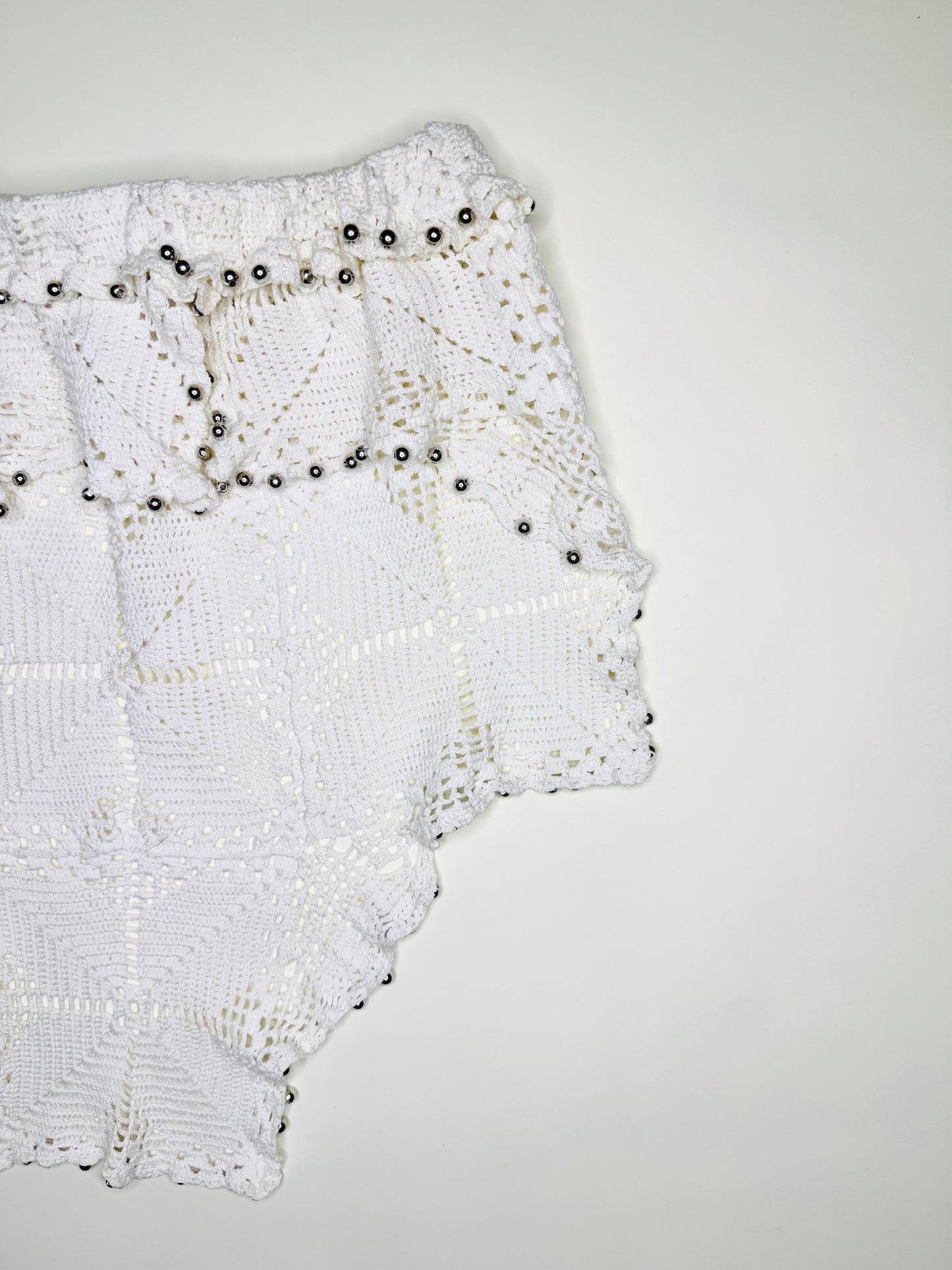 Beaded Crochet Skirt