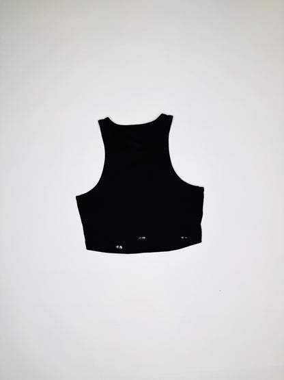 Black Cropped Tank