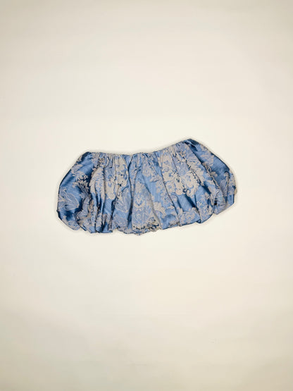 Blue Jacquard Bubble