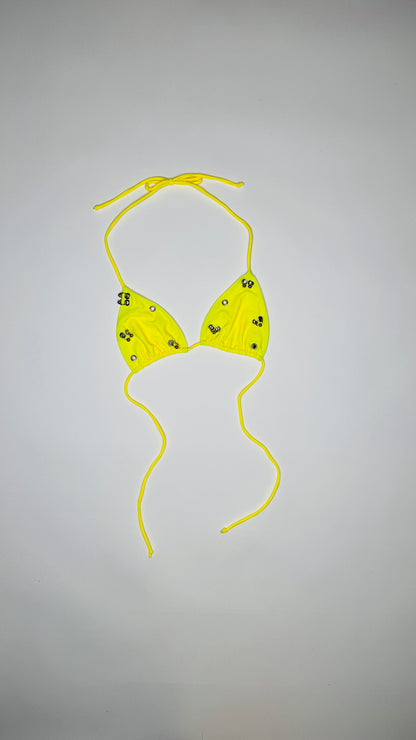 Yellow Pierced Bikini
