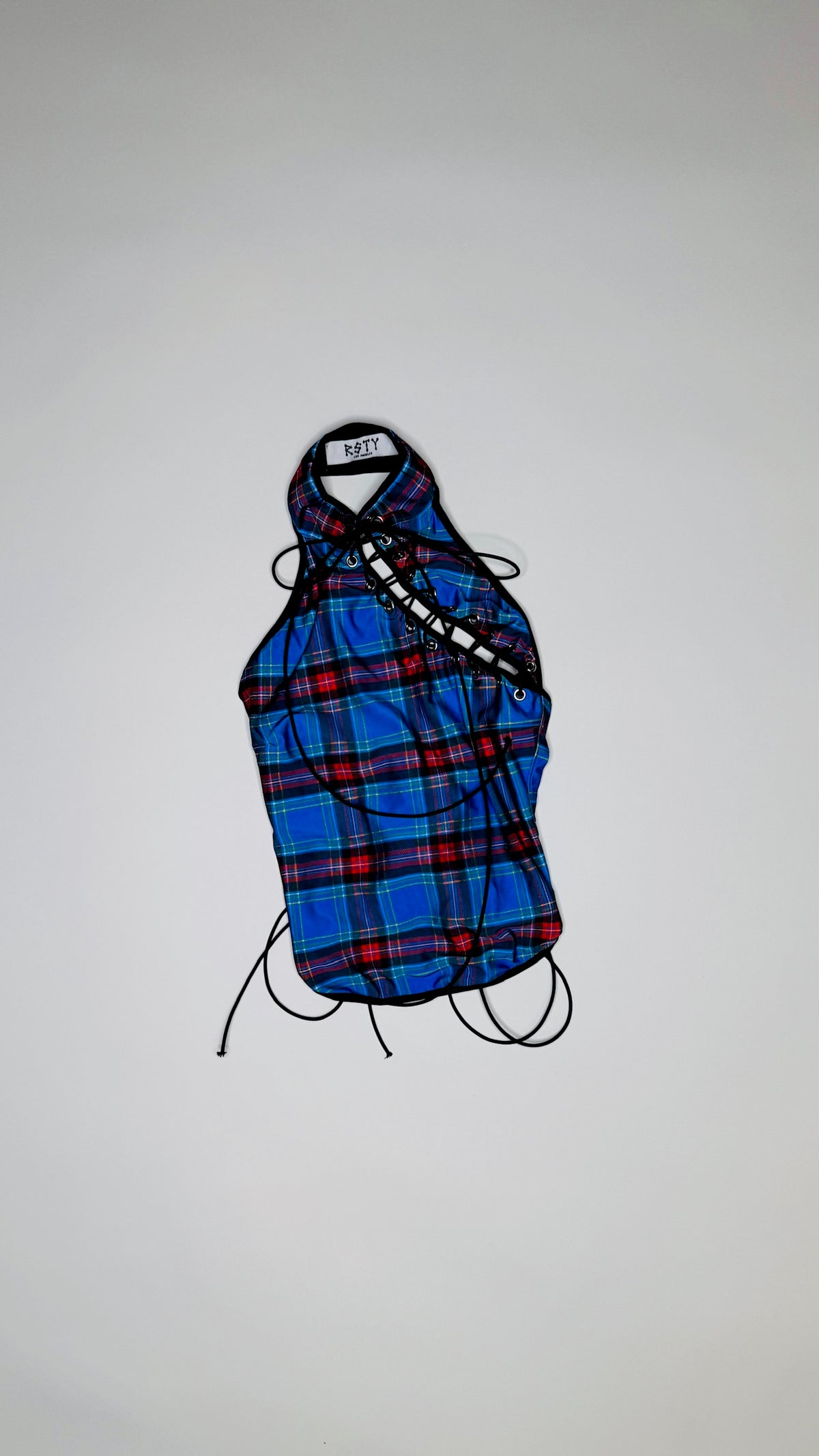 Blue Plaid Jade Top