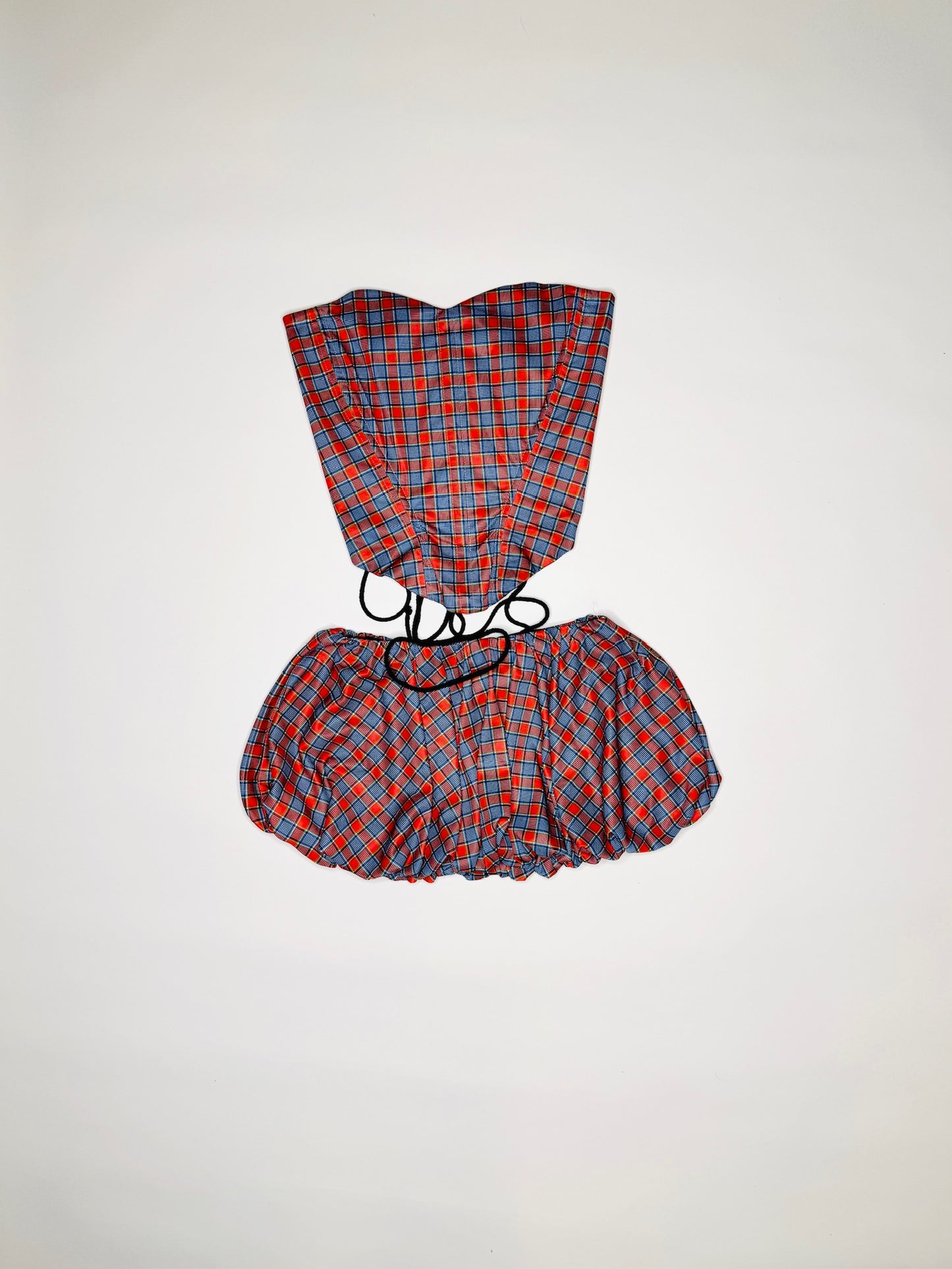 Red Plaid Set