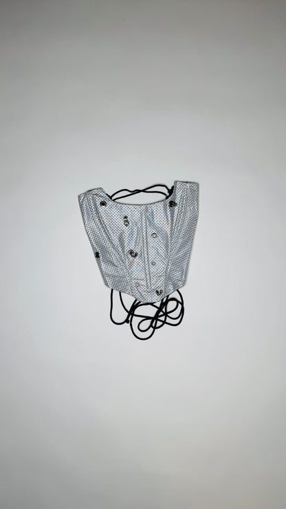White Pierced Jersey