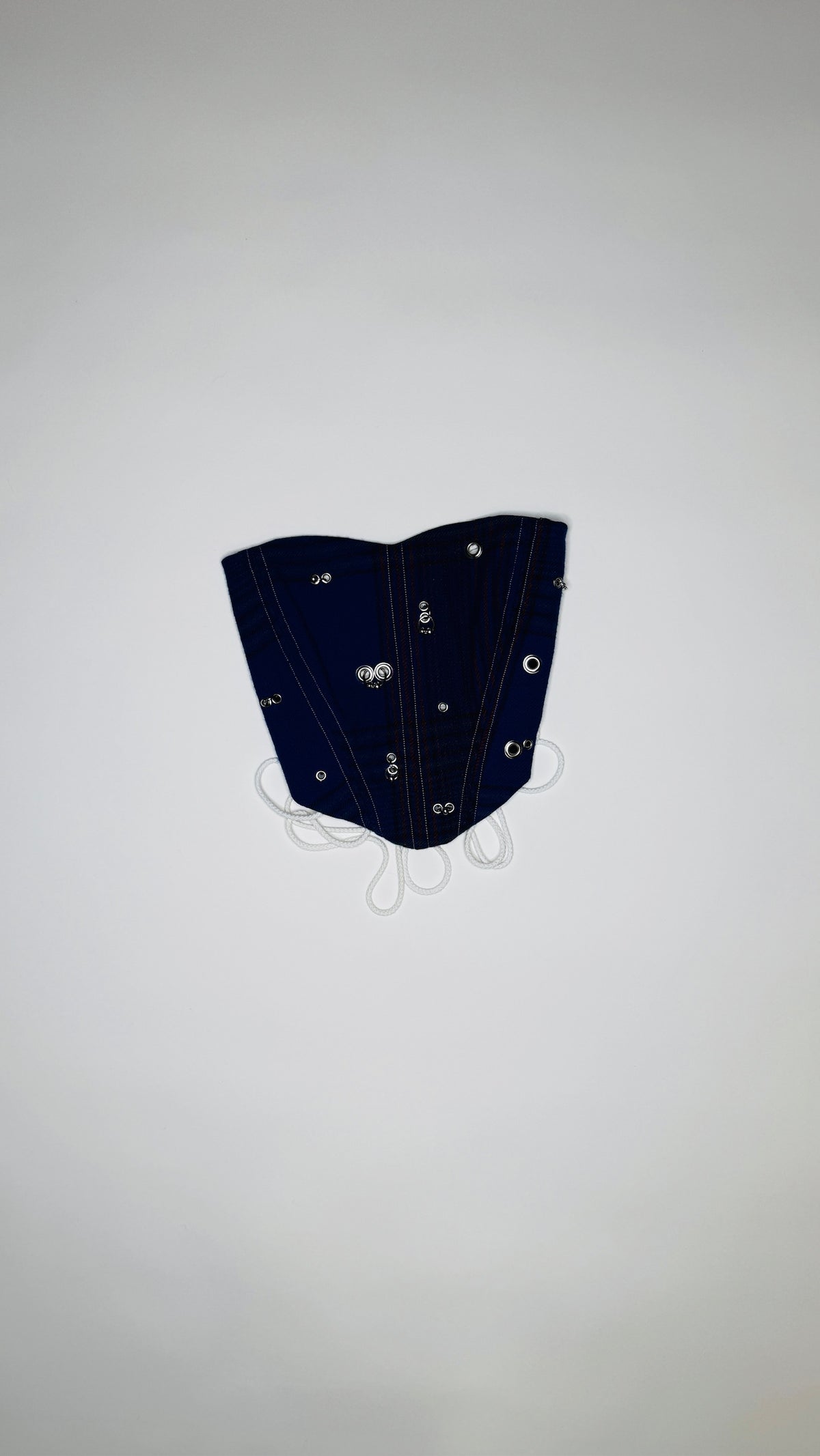 Pierced Plaid Corset