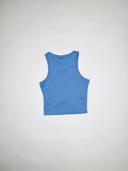 Blue Pierced Tank