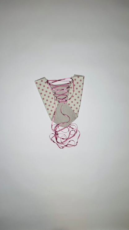 Pink and White Polka Dot