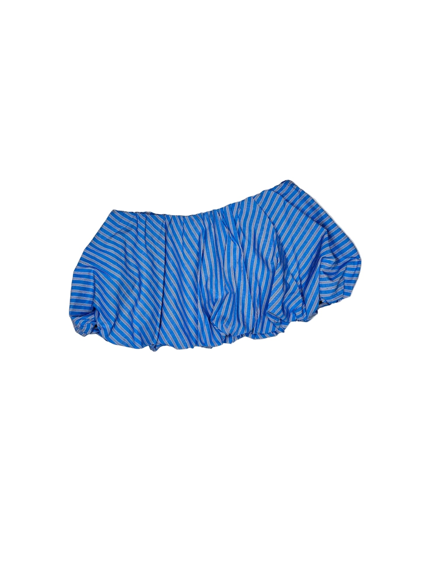 Blue Pinstripe Bubble