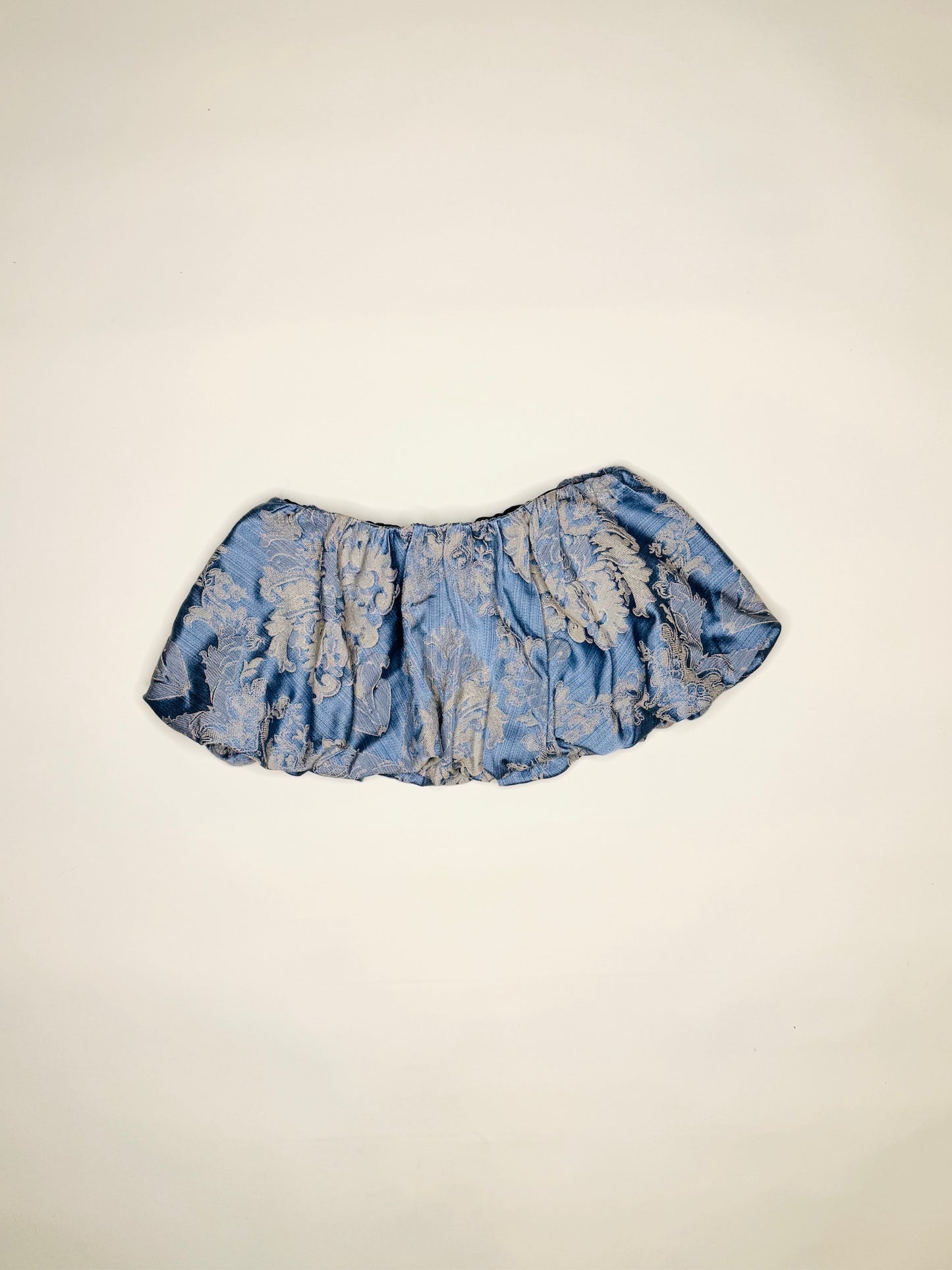 Blue Jacquard Bubble