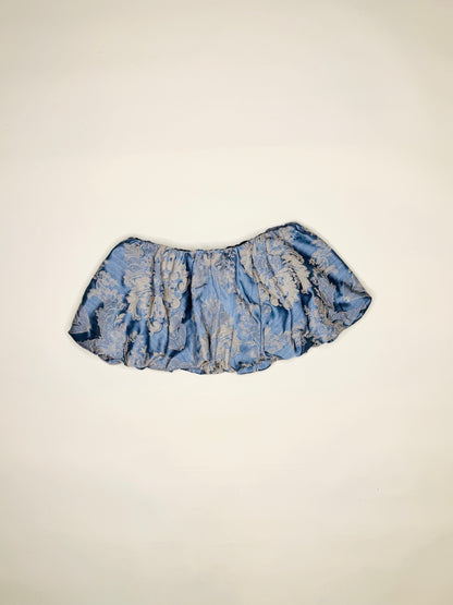 Blue Jacquard Bubble