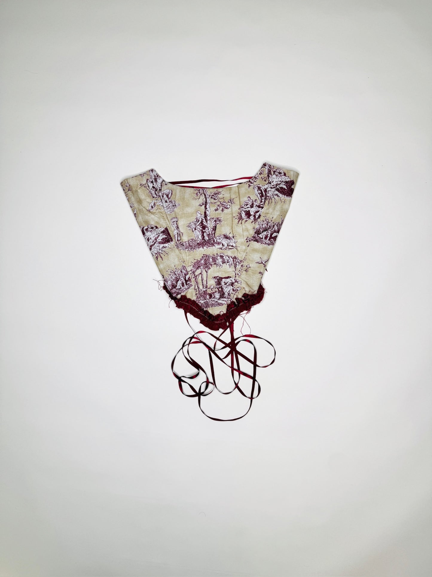 Burgundy Toile Suki