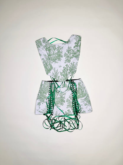 Green Toile Set