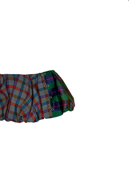 Split Pierced Plaid