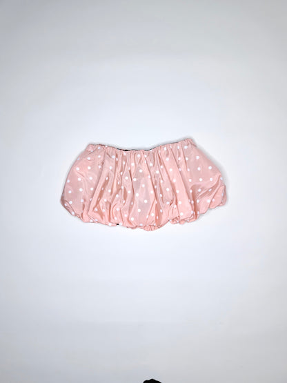 Peach Polka Dot Skirt