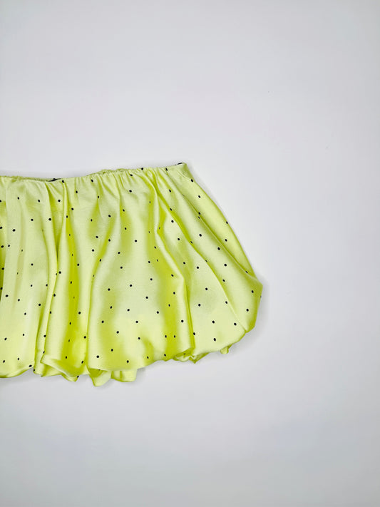 Yellow Polka Dot Micro Bubble