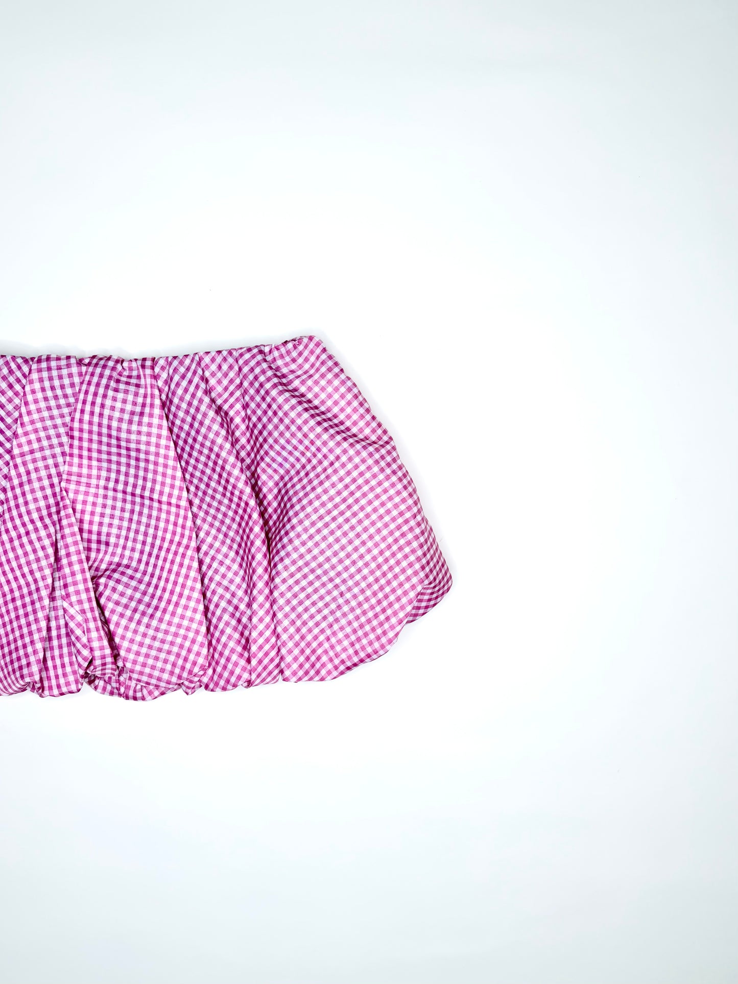 Pink Gingham Bubble