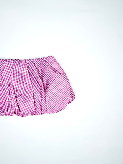 Pink Gingham Bubble