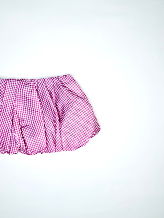 Pink Gingham Bubble