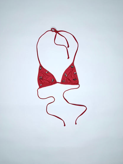 Red Pierced Bikini