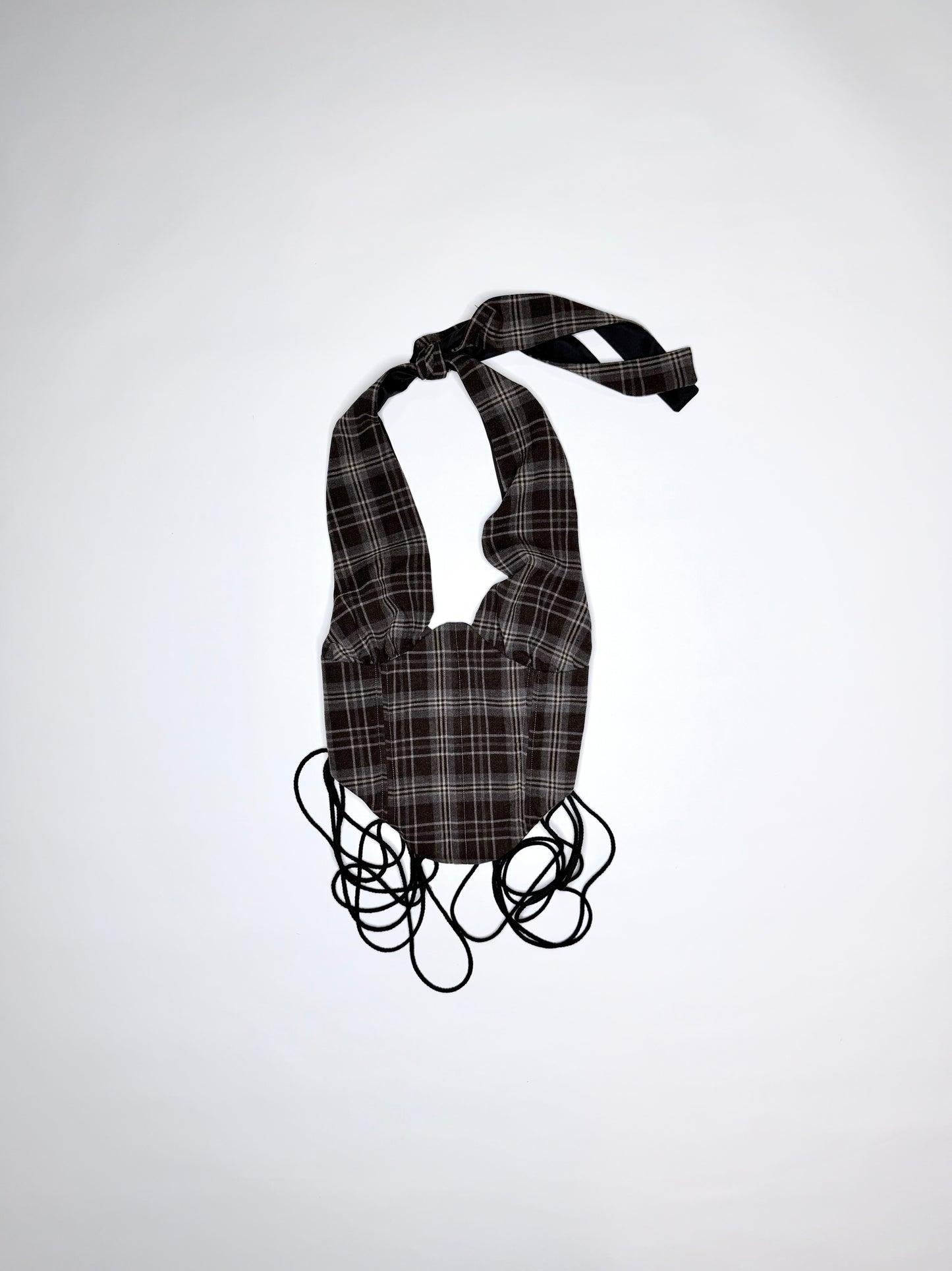 Brown Plaid Halter