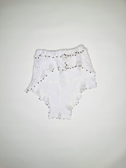 Beaded Crochet Skirt