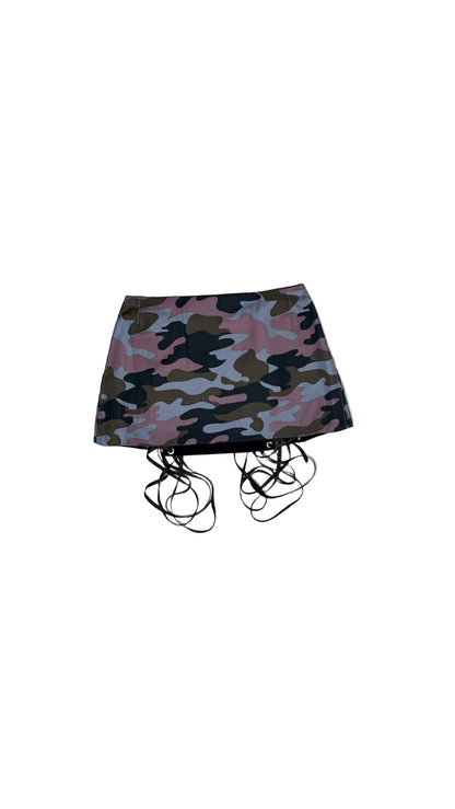 Mauve Camo Lace-Up