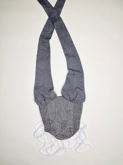 Grey Acid Wash Halter