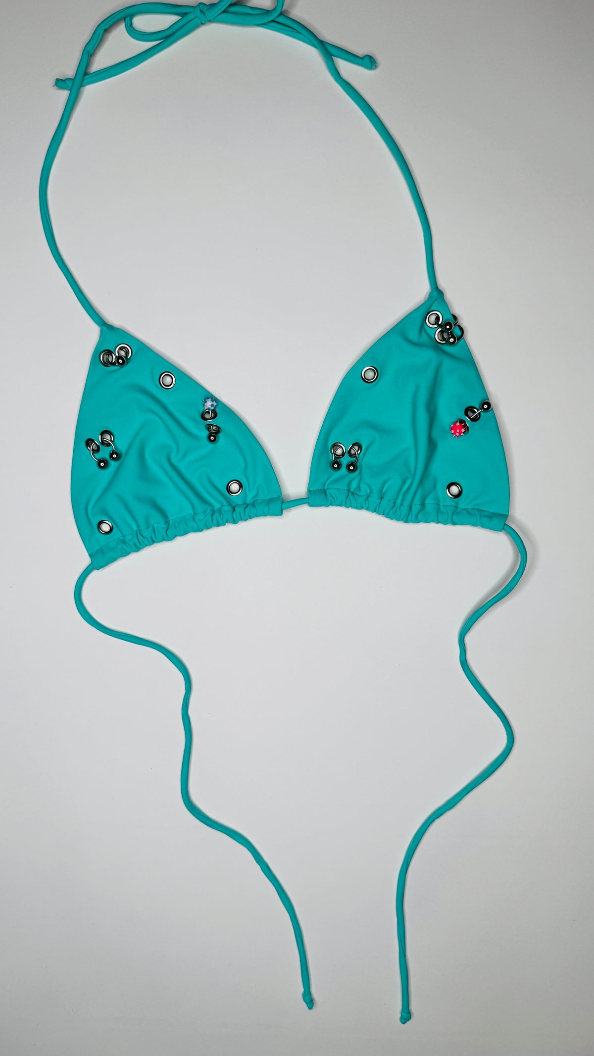 Teal Pierced Bikini