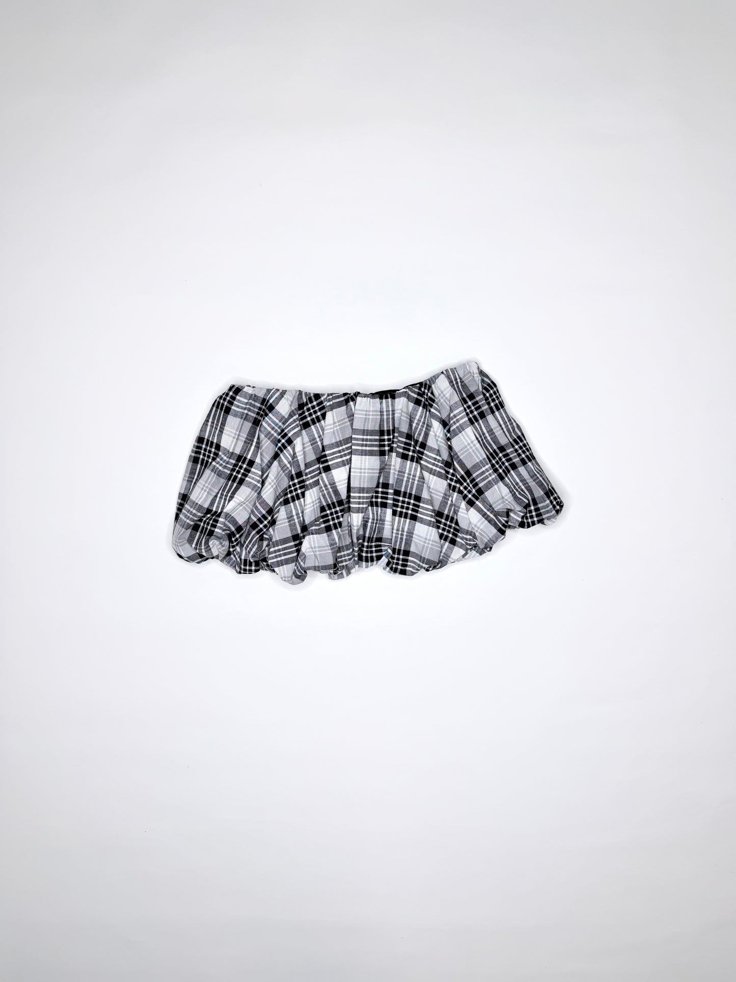 Black Plaid Bubble