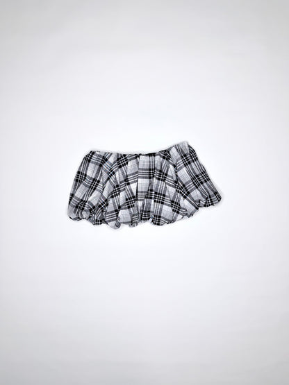 Black Plaid Bubble