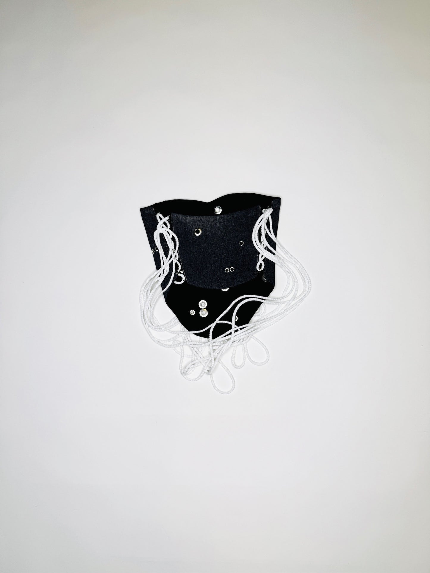 Black Denim Pierced