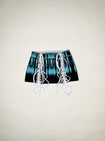 Digital Marble Lace-Up