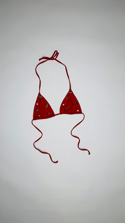 Red Pierced Bikini